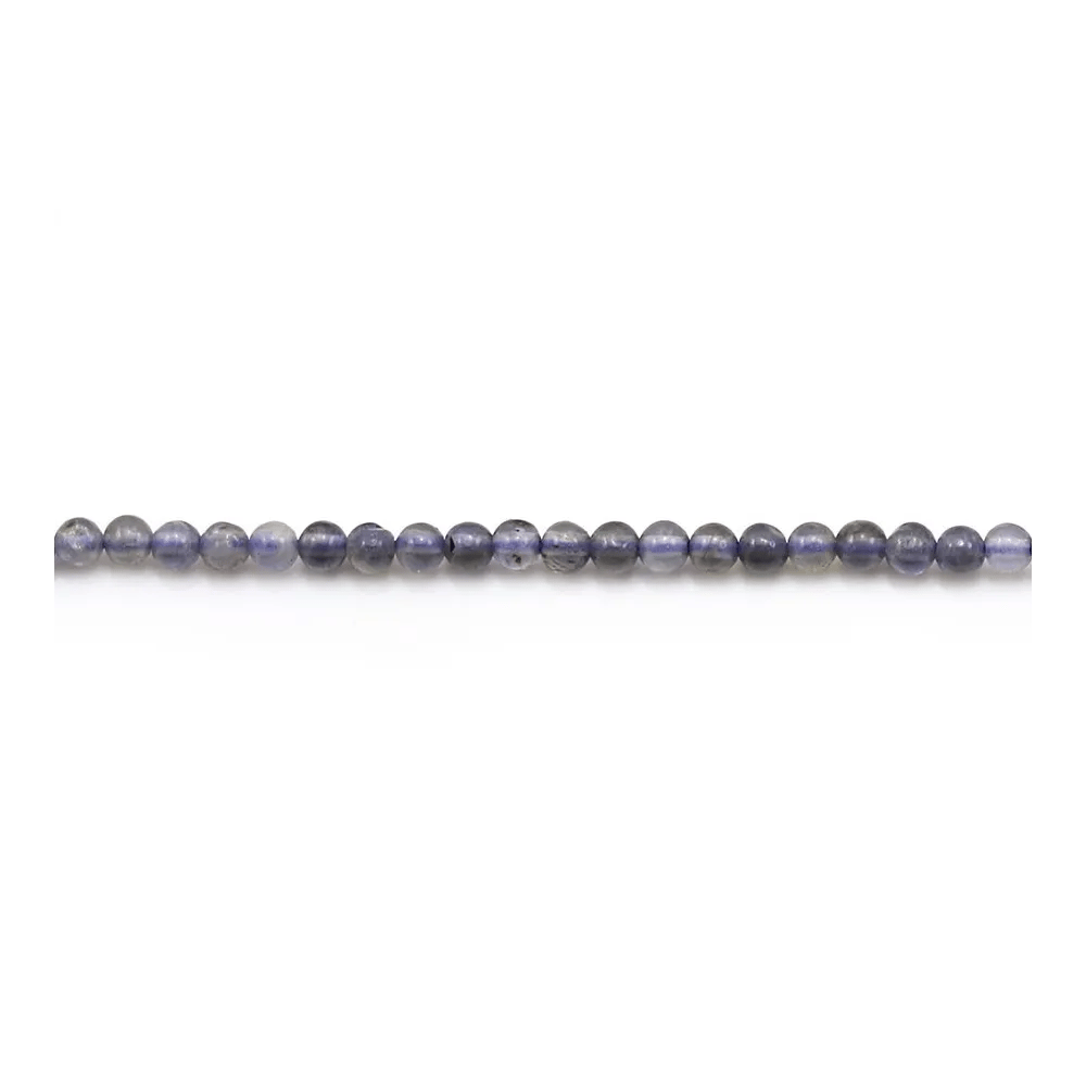 Cordiérite (Iolite) ronde 2mm x 40cm