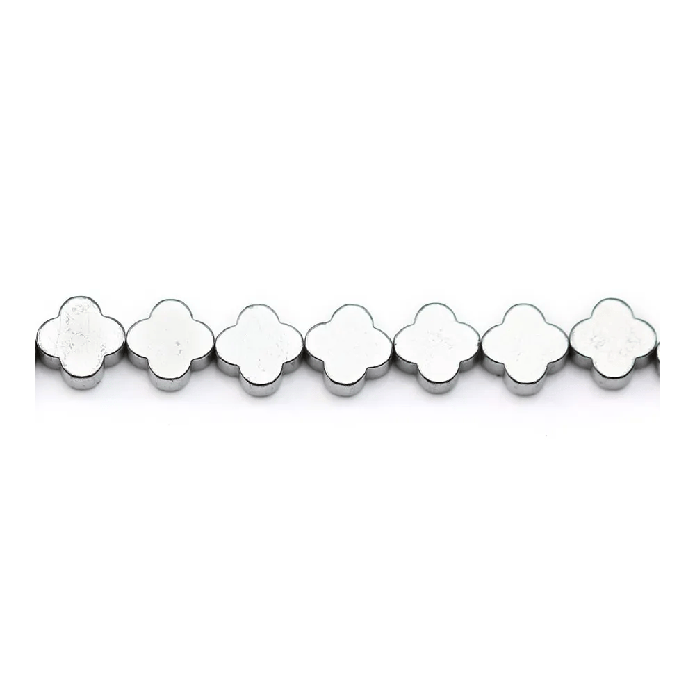 Hematite heart 4mm x 40cm 