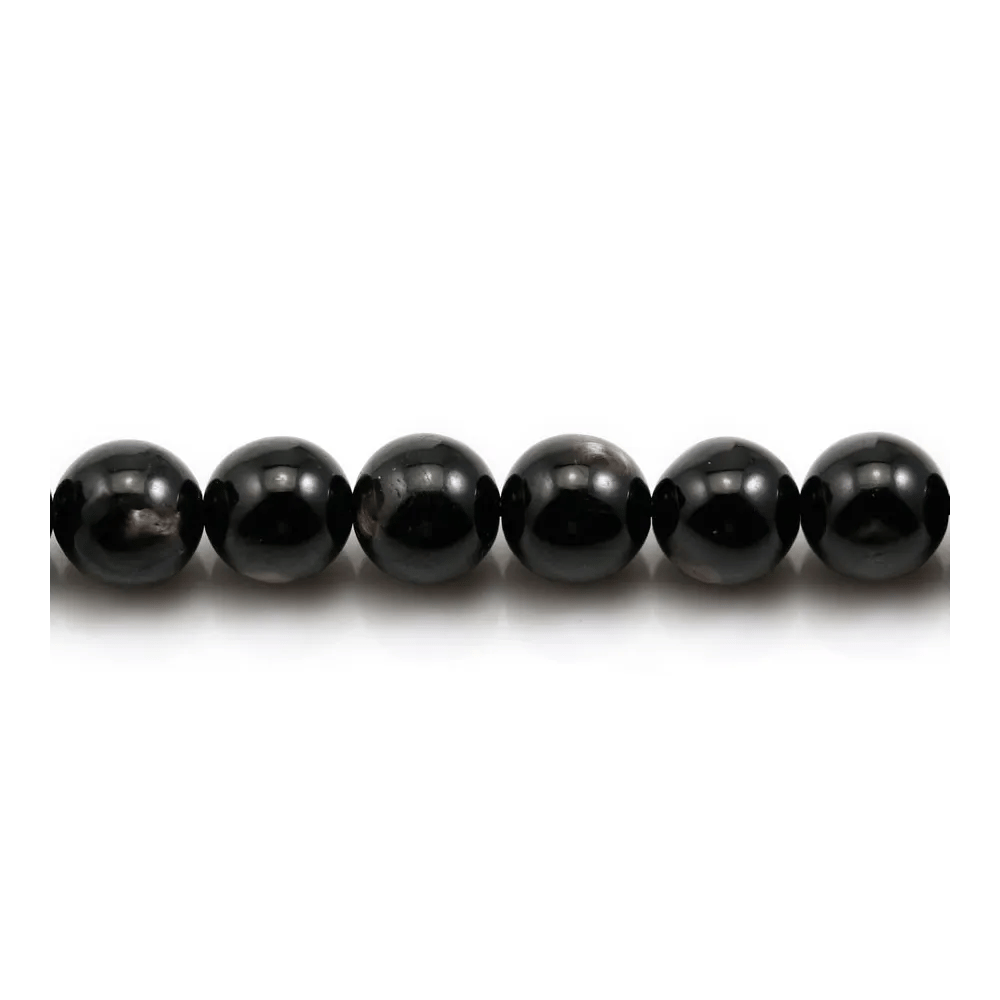 Hypersthene, en forme de rond 10mm x 39cm