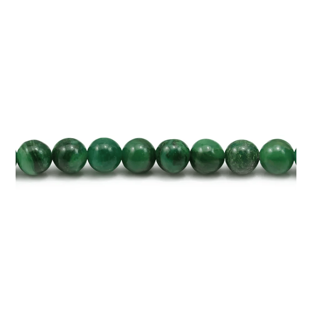 Jade verdite rond 6mm x 10pcs