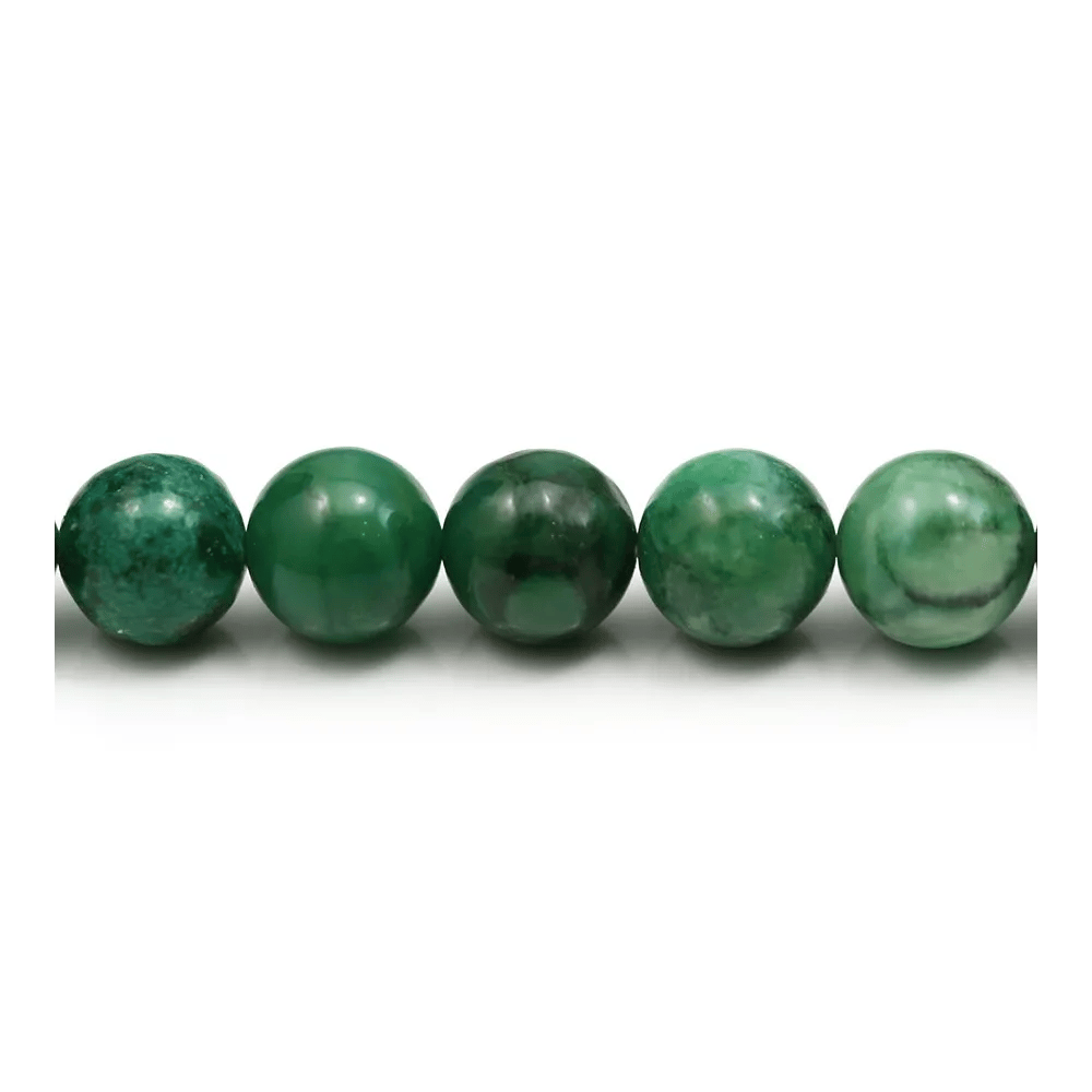 Jade verdite rond 10mm x 40cm