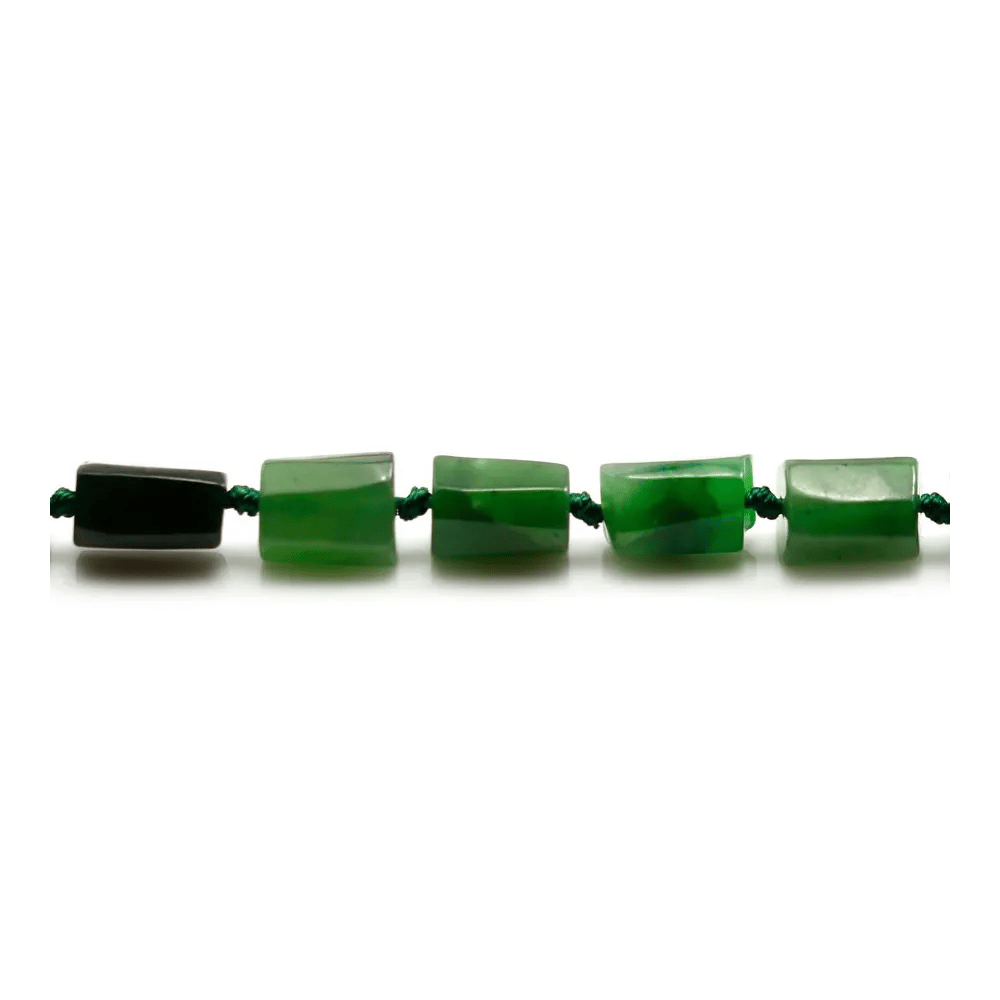 Jade baroque 8x12mm x 40cm