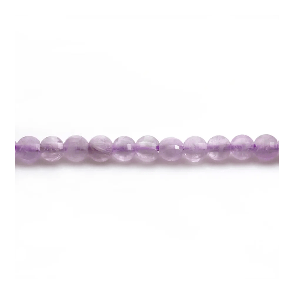 Jade violet rond plat facette 4mm x 40cm