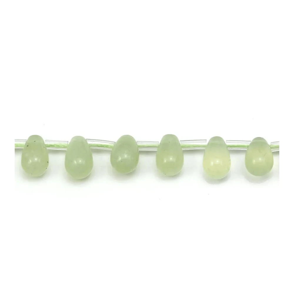 Jade jadeite, in the shape of a drop, measuring 6 * 9mm x 40cm
