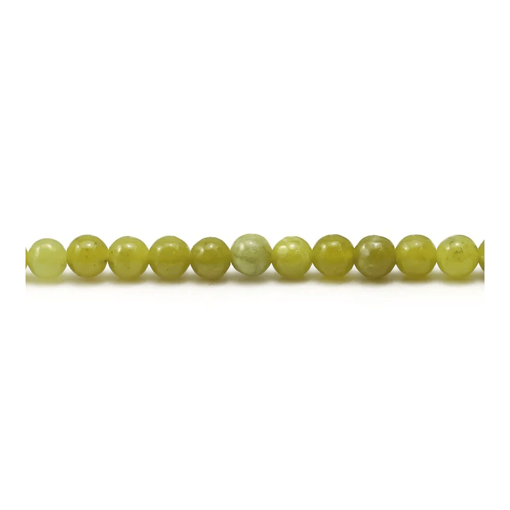 Jade lemon rond 4mm x 40cm