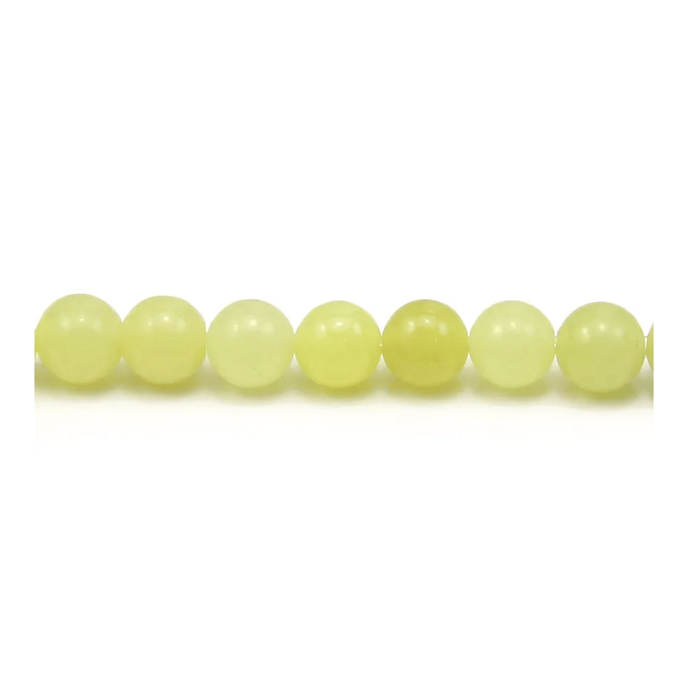Jade lemon rond 6mm x 40cm
