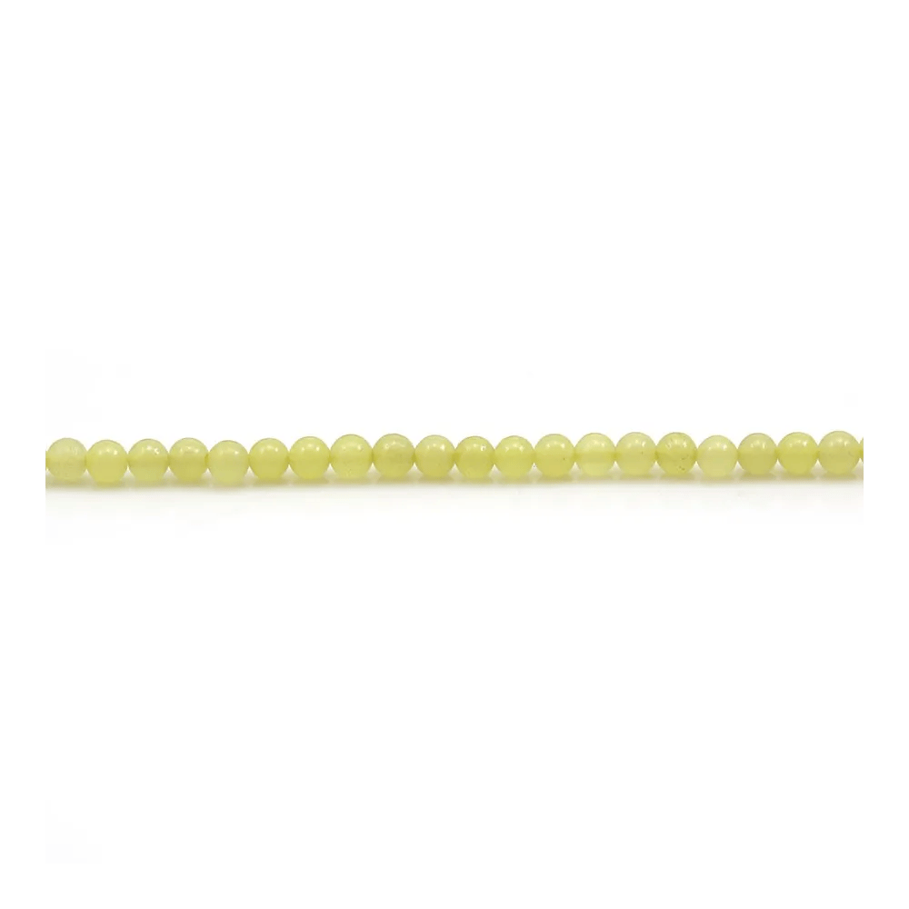 Jade lemon, de forme ronde, 2-2.5mm x 40cm