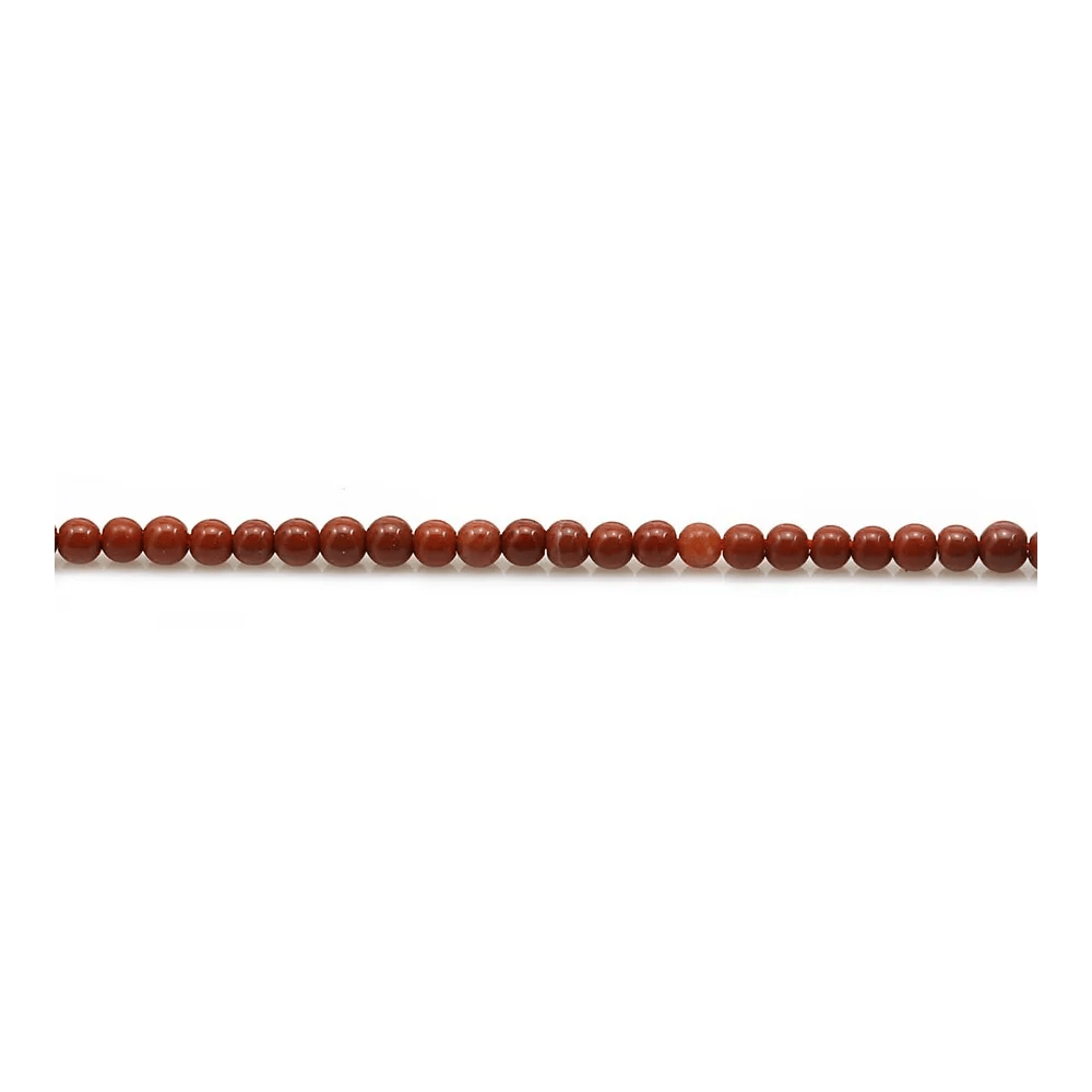 Jaspe rouge ronde 2mm x 39cm