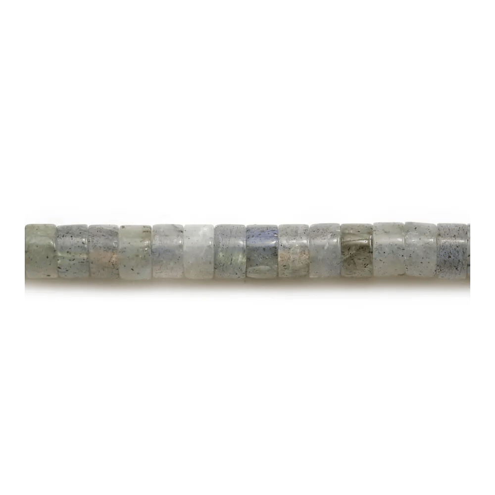 Labradorite, en forme de rondelle, 2x4mm x 40cm