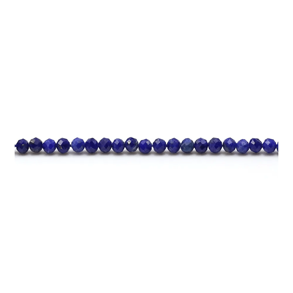 Lapis lazuli rondelle facette  1.8x2.2mm x 40cm