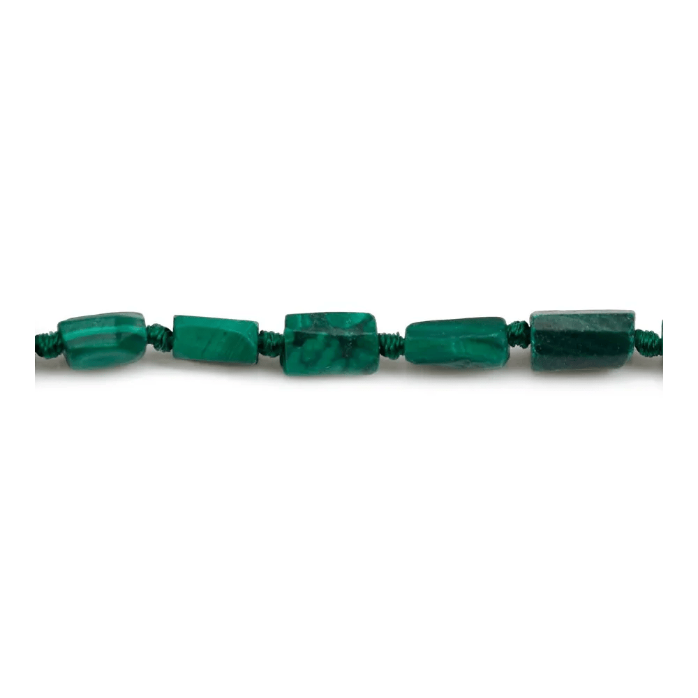 Malachite baroque 5x9mm x 40cm