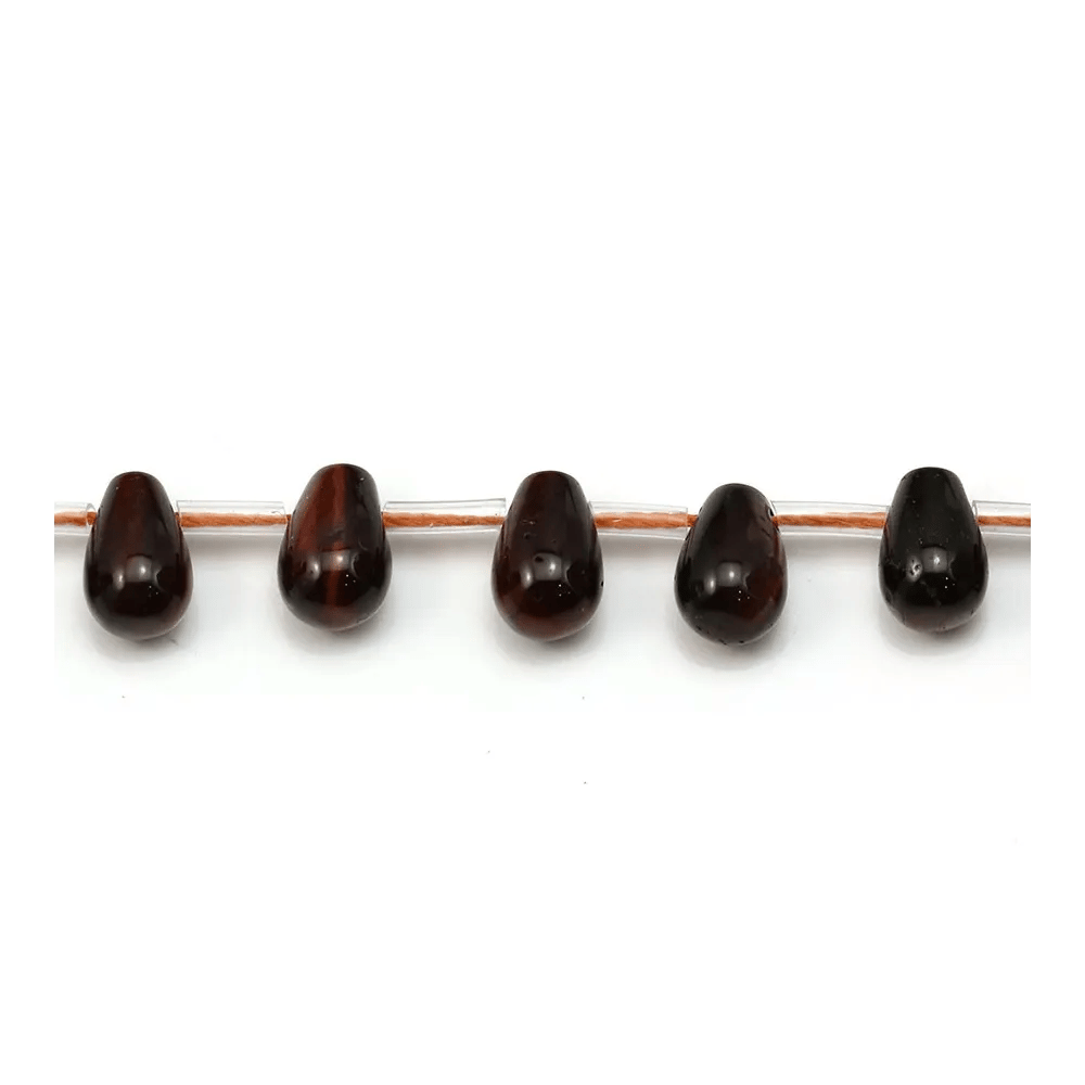 Bull's eye, in the shape of a drop, measuring 6 * 9mm x 4pcs