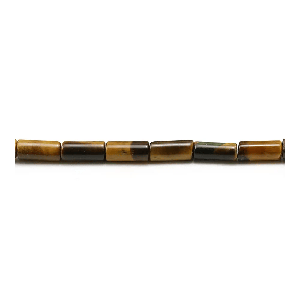 L'oeil de tigre tube 4x8mm x 10pcs