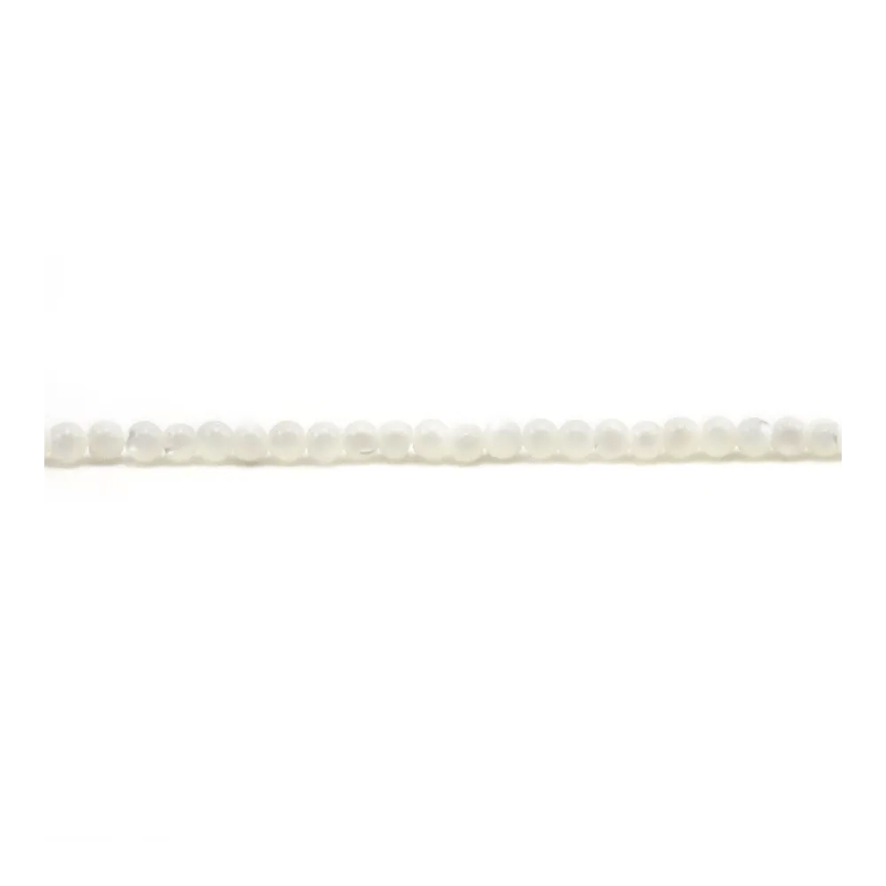 boules en nacre blanche 2.5mm x 40cm