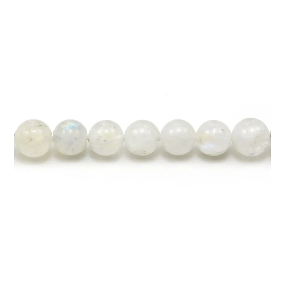 Round Moonstone 9mm x 2pcs