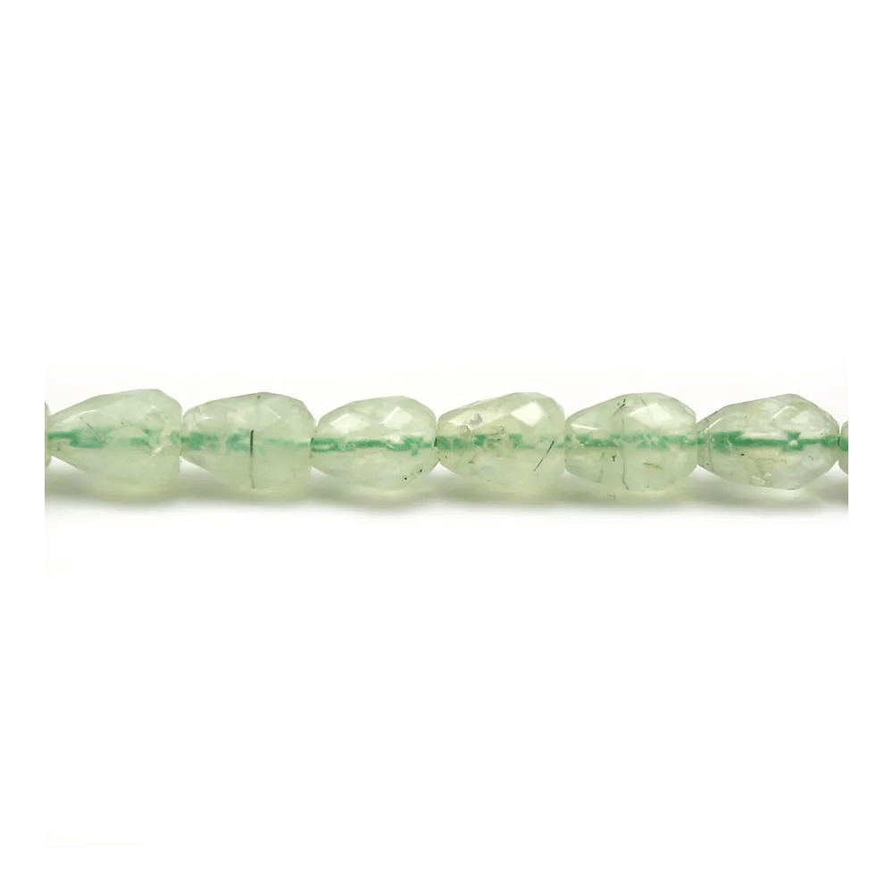 Préhnite rondelle facette 4x2.5mm x 40cm