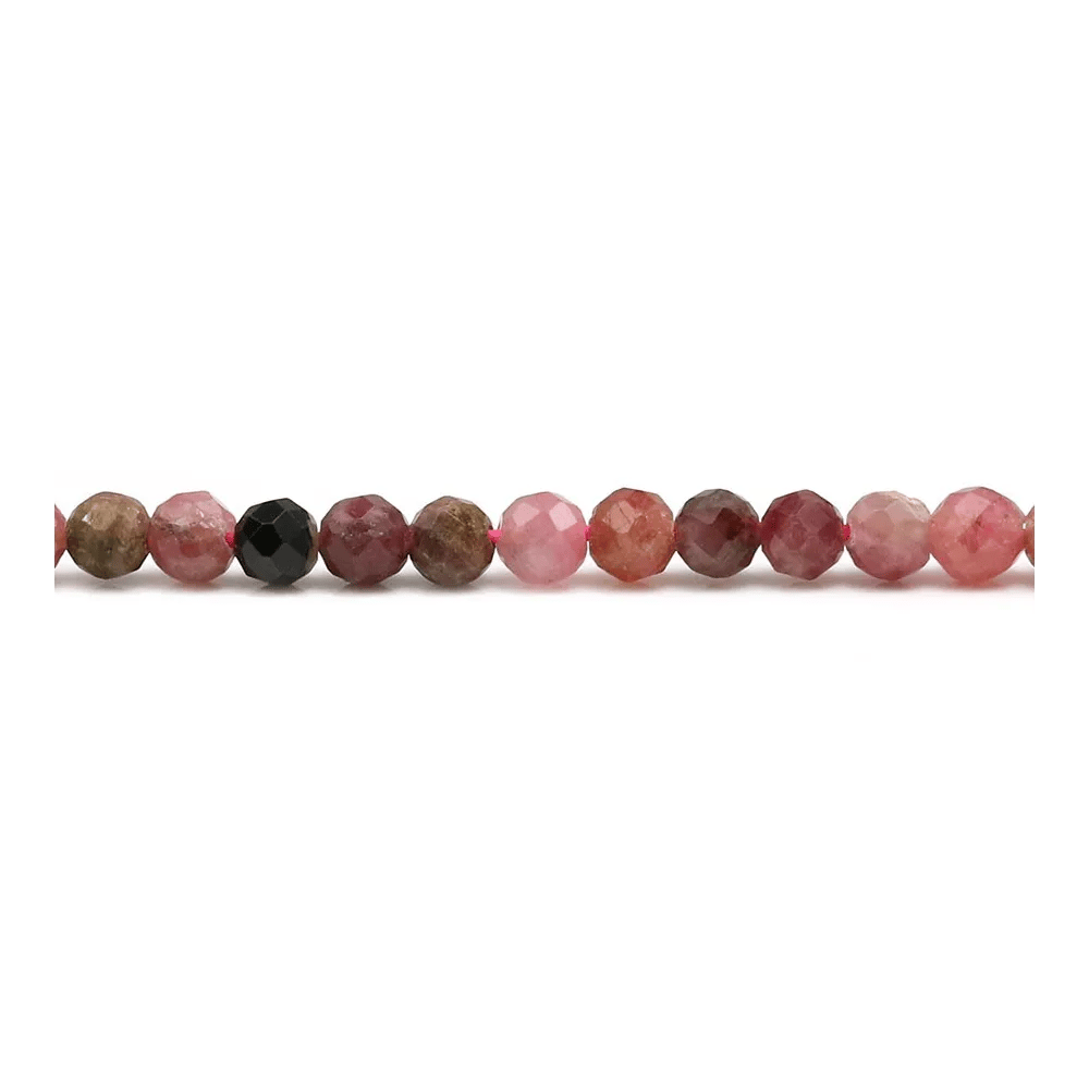 Tourmaline  Ronde facette 4mm  x 10pcs