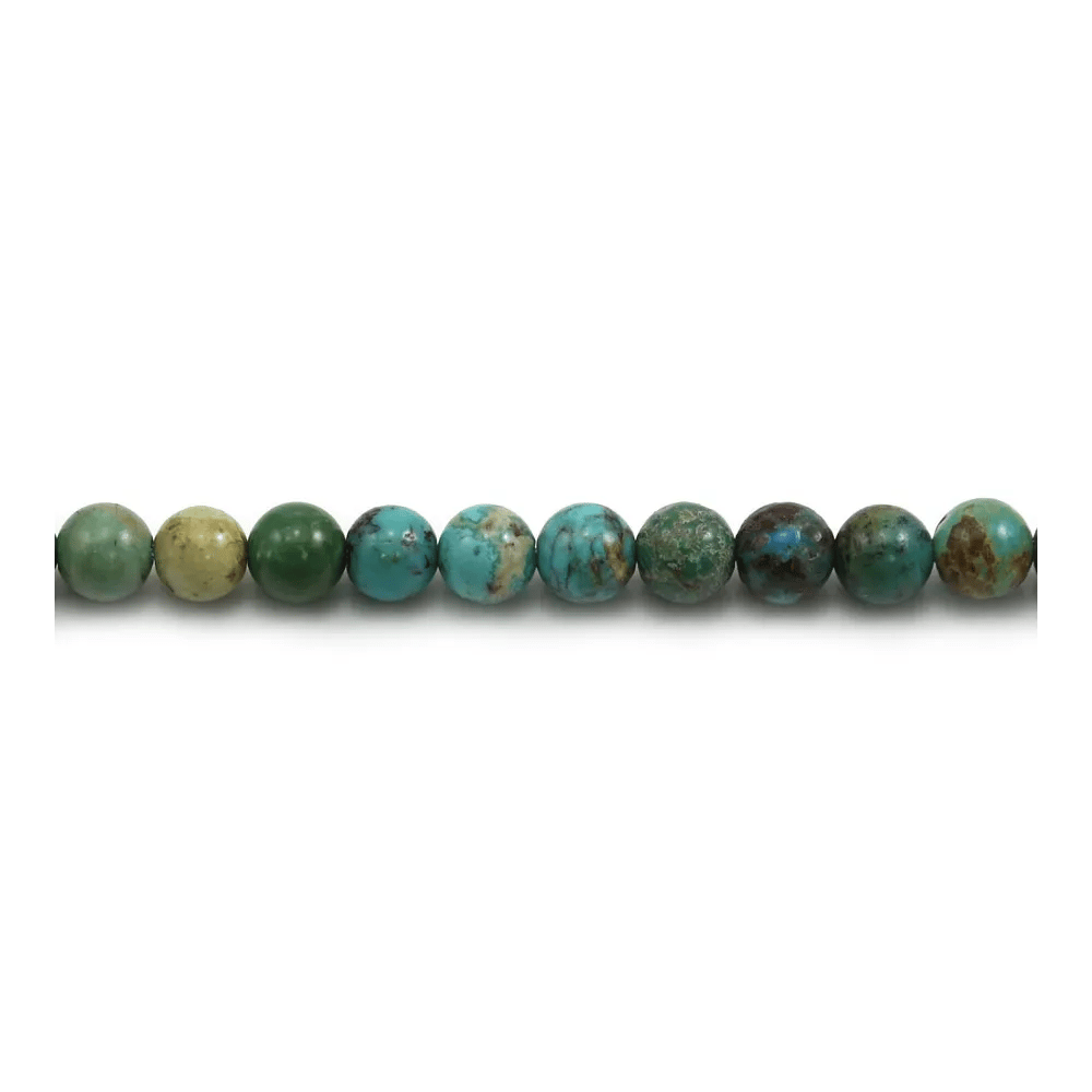 Turquoise Ronde 6mm x 2pcs