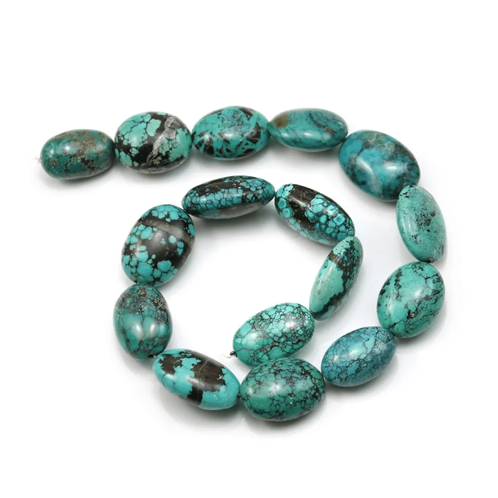 Turquoise ovale 