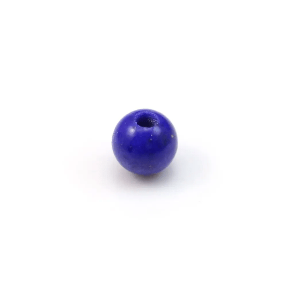 Lapis-Lazuli, half drilled, round 3mm x 40pcs
