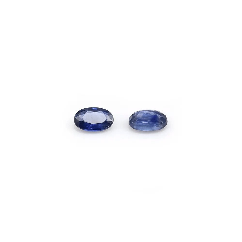 Saphir bleu à sertir, de forme ovale, 3 * 5mm x 1pc