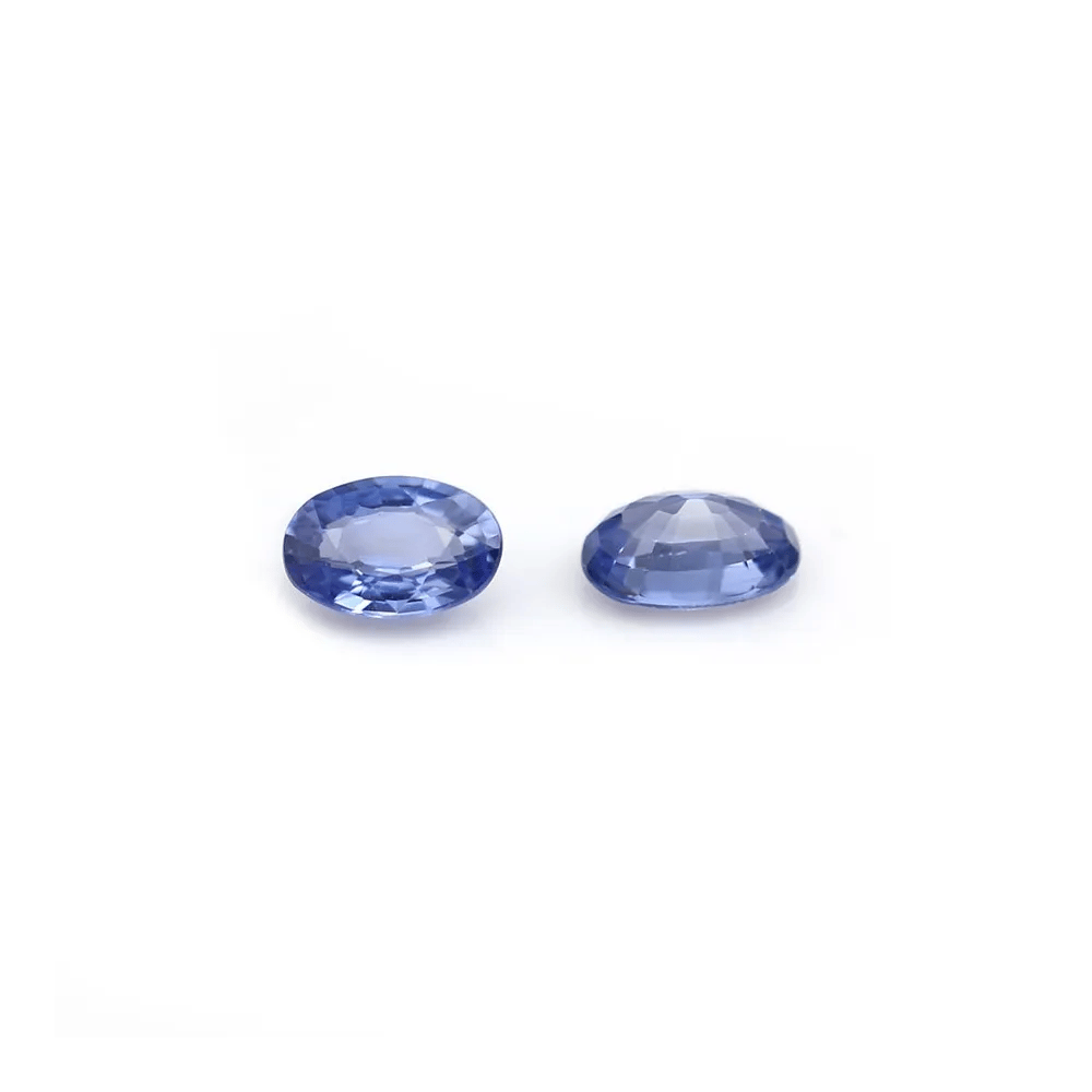 Saphir bleu à sertir, de forme ovale, 4 * 6mm x 1pc