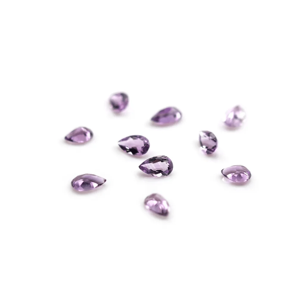 Cabochon en citrine, de forme octogone facette x 1pc