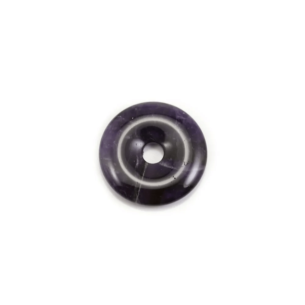 Donut en améthyste 30mm x 1pc