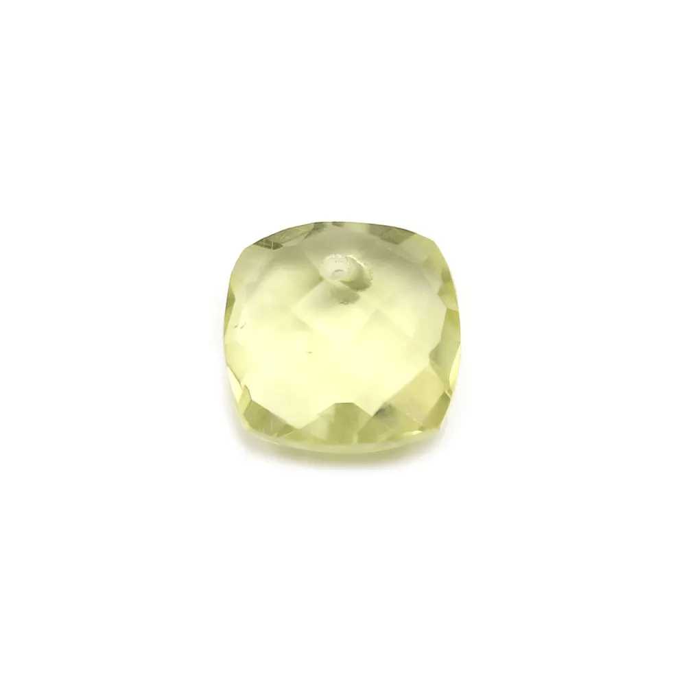Pendentif quartz lemon facette 10mm x 1pc