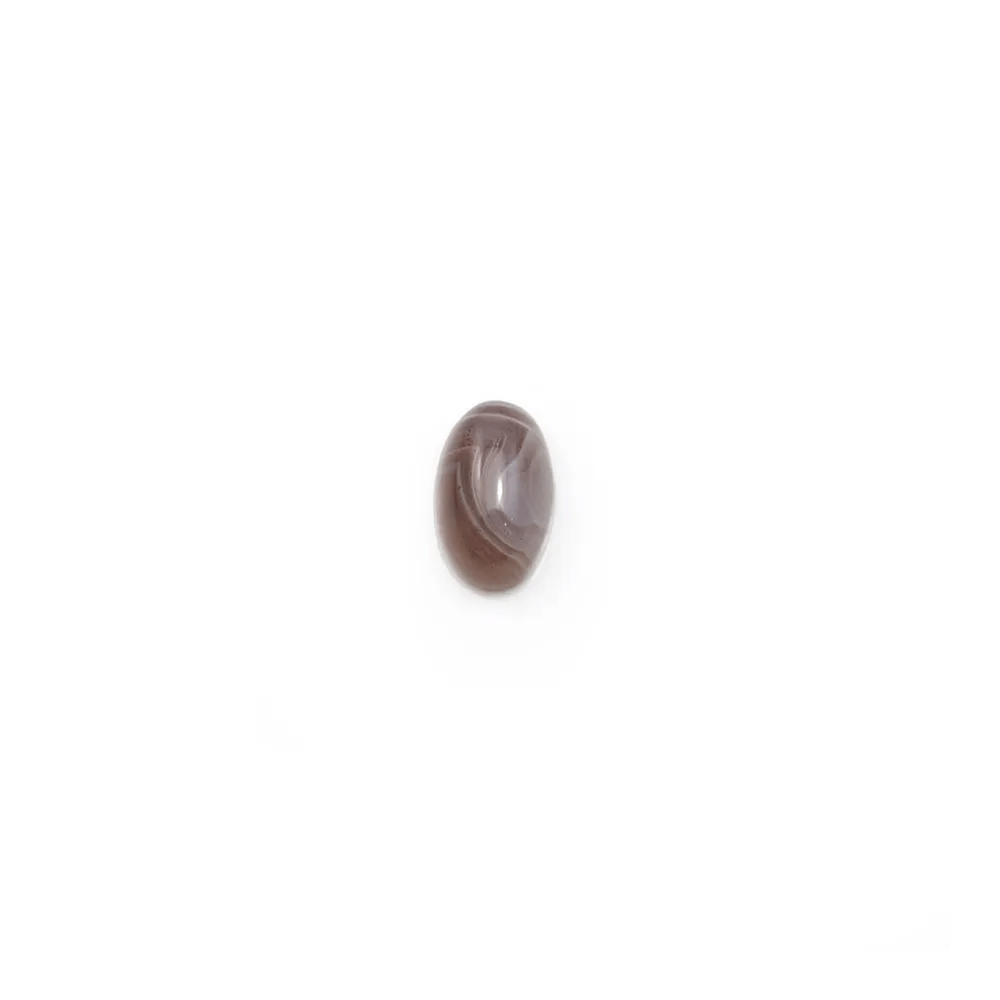 Cabochon d'agate du boswana, de forme ovale, 3 * 5mm x 4pcs