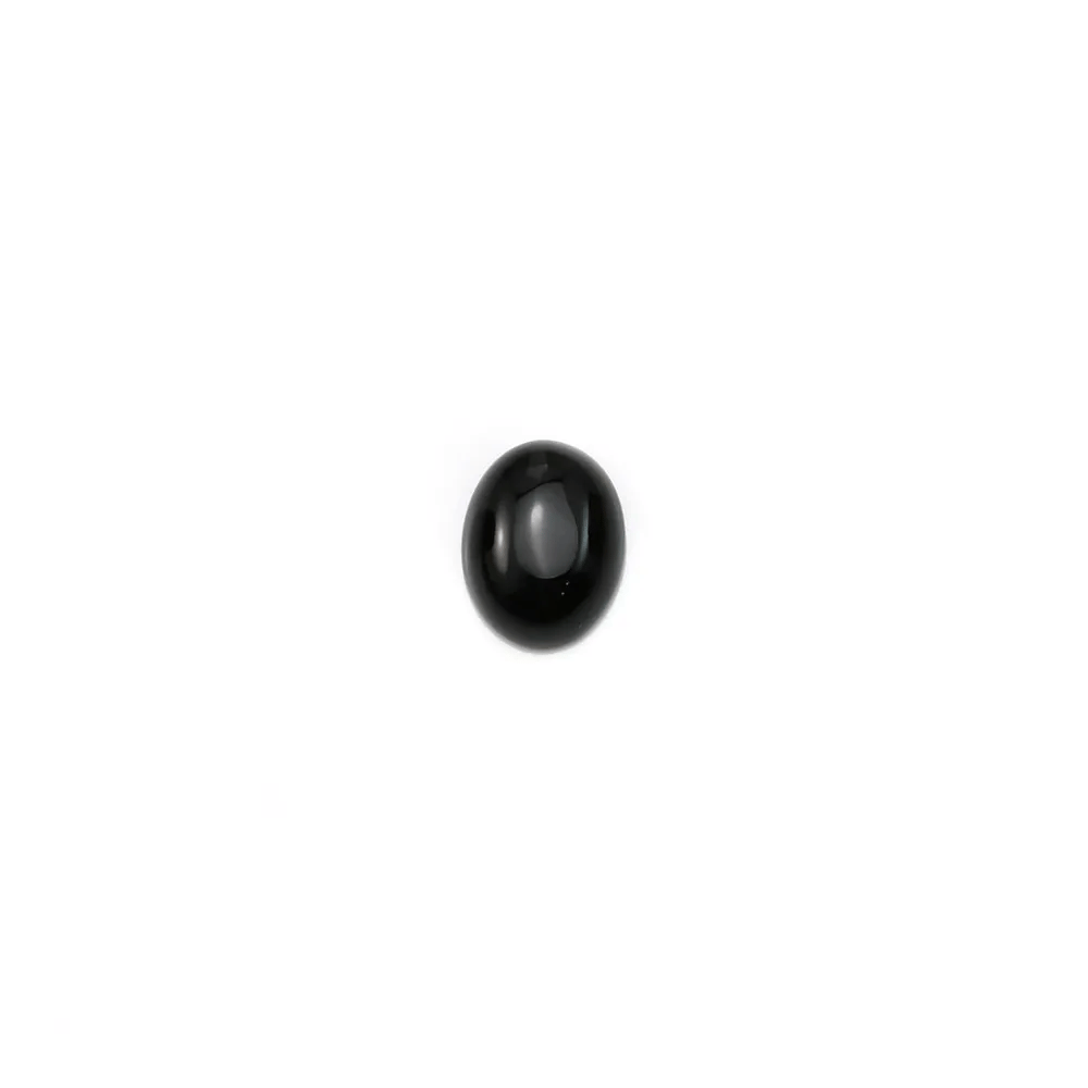 Cabochon onyx oval 5x7mm x 4pcs