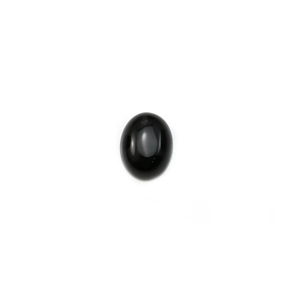 Cabochon onyx oval 7x9mm x 4pcs