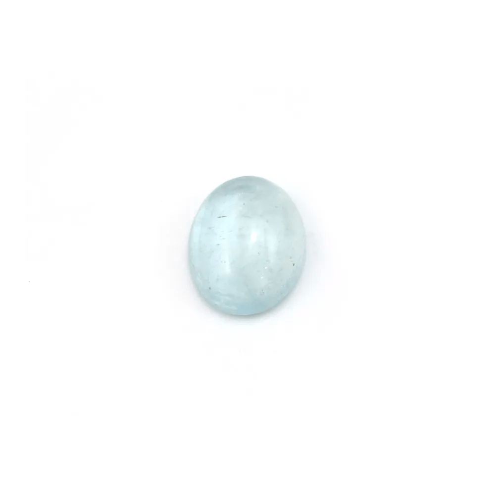 Cabochon Aigue Marine OVALE 8x10mm x 1pc