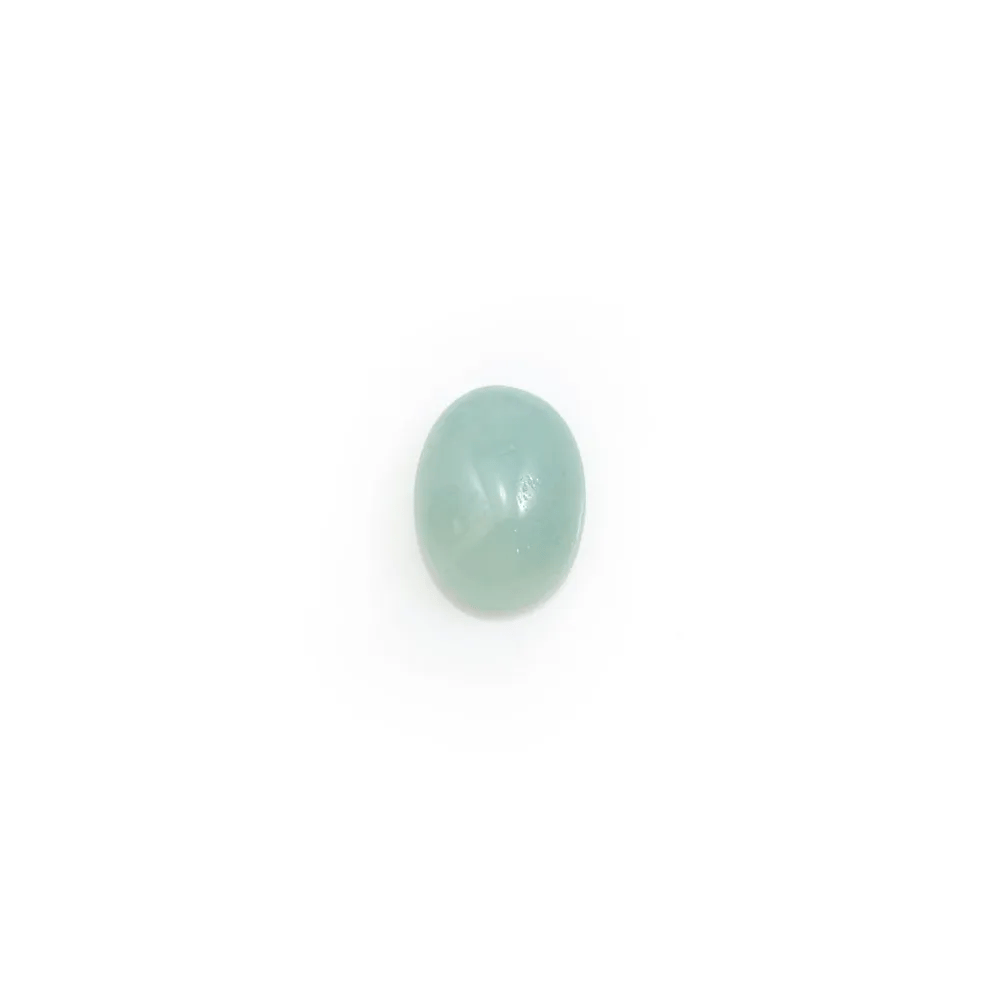 Cabochon bleu d'amazonite, de forme oval, 6 * 8mm x 4pcs