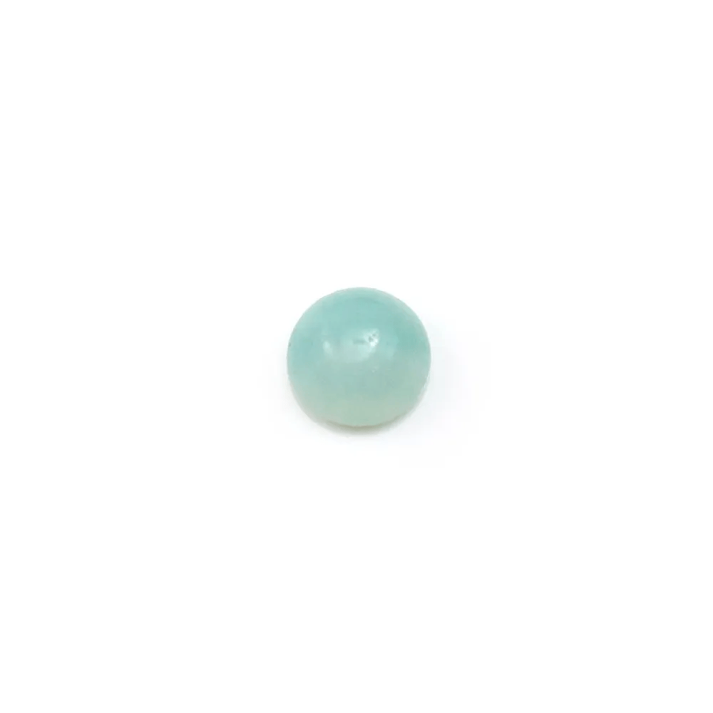 Cabochon amazonite rond 6mm x 6pcs