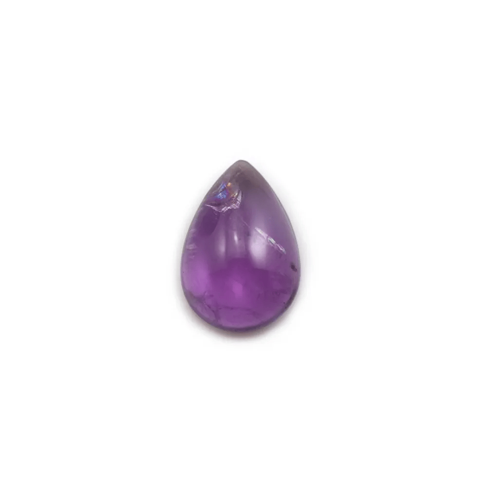 Cabochon amethyste goutte 9x13mm x 1pc