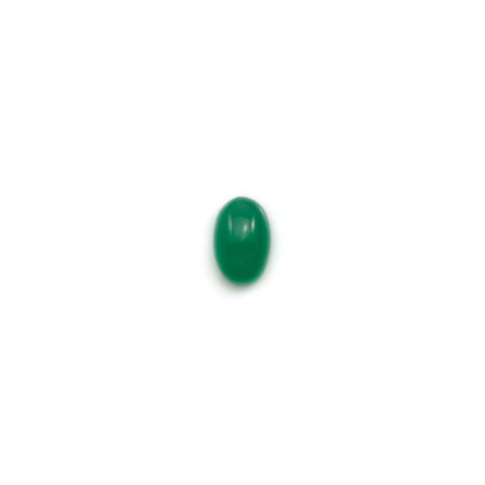 Cabochon d'aventurine verte, qualité A+, de forme ovale, 4 * 6mm x 1pc