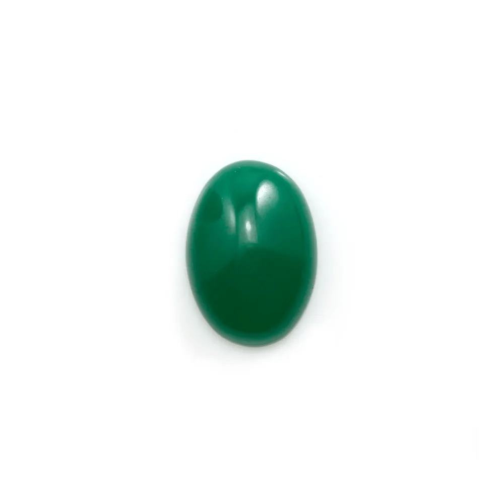 Cabochon d'aventurine verte, qualité A+, de forme ovale, 10x14mm x 1pc