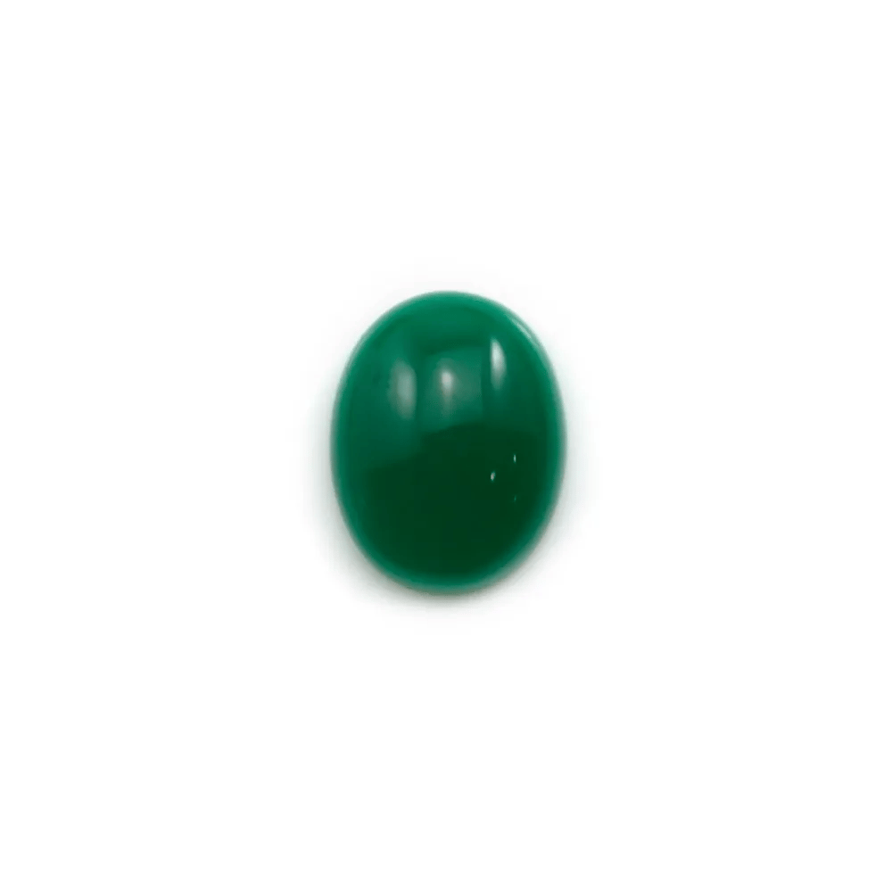 Cabochon d'aventurine verte,qualité A+, de forme ovale, 11x14mm x 1pc