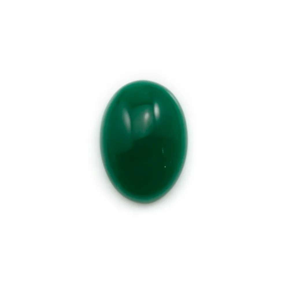 Cabochon d'aventurine verte, qualité A+, de forme ovale, 12x16mm x 1pc