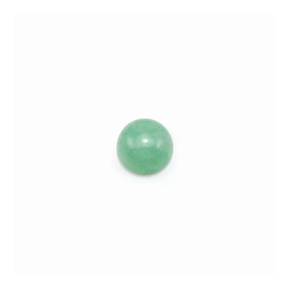 Cabochon aventurine rond 6mm x 4pcs