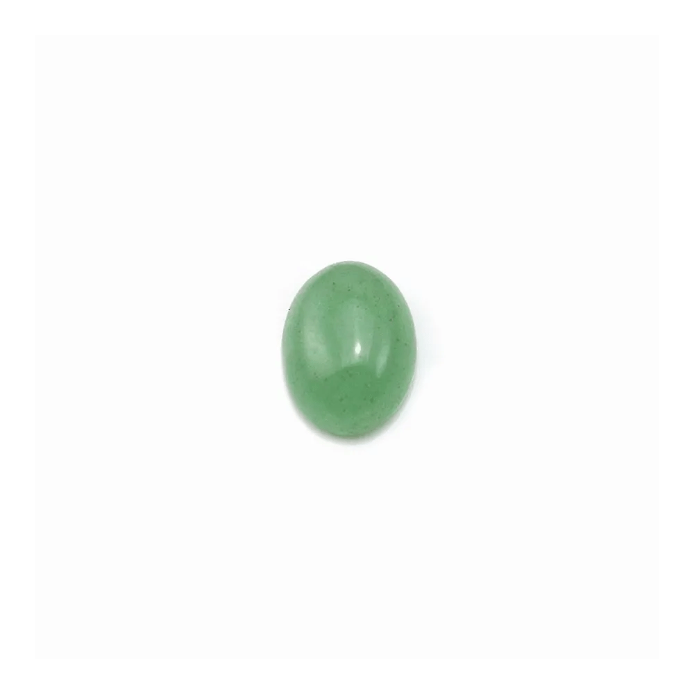 Cabochon aventurine ovale 6x8mm x 4pcs