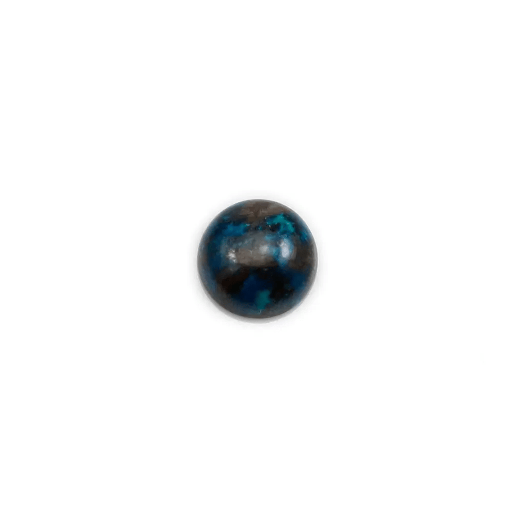 Cabochon chryscolle,en forme de rond 8mm x 2pcs