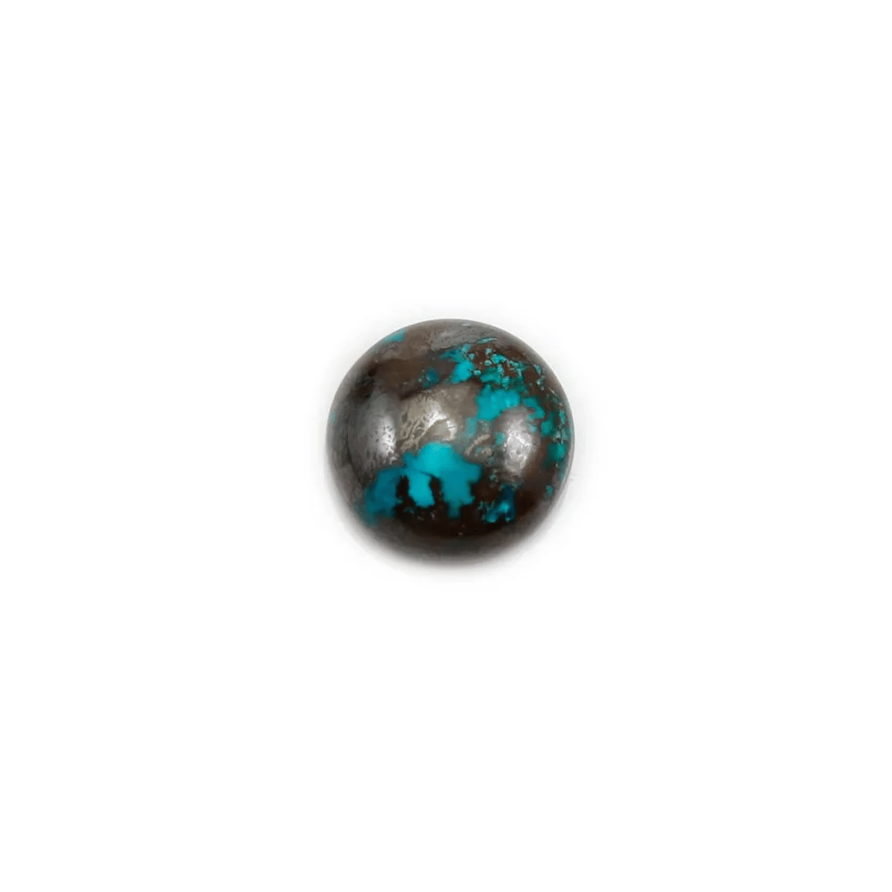 Cabochon chryscolle,en forme de rond 10mm x 1pc