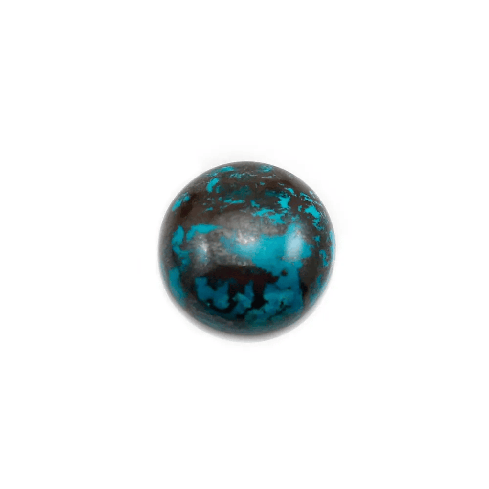 Cabochon chryscolle,en forme de rond 14mm x 1pc