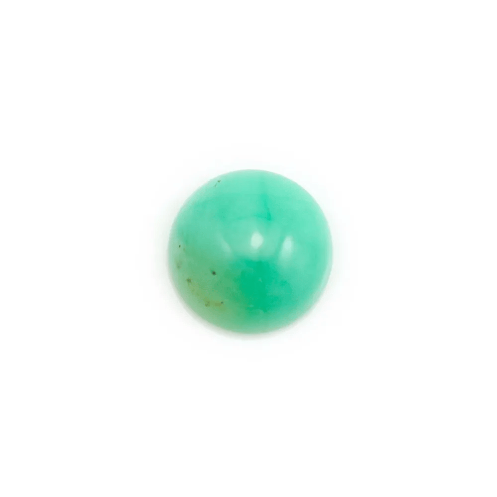 Cabochon de chrysoprase,de forme ronde,11mm x 1pc
