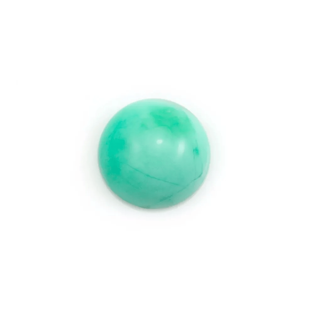 Cabochon de chrysoprase,de forme ronde,12mm x 1pc