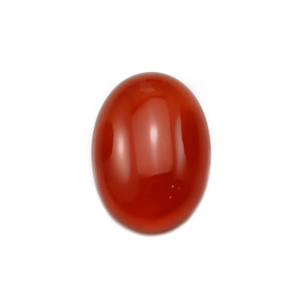 Cabochon cornaline ovale 13x18mm x 2pcs