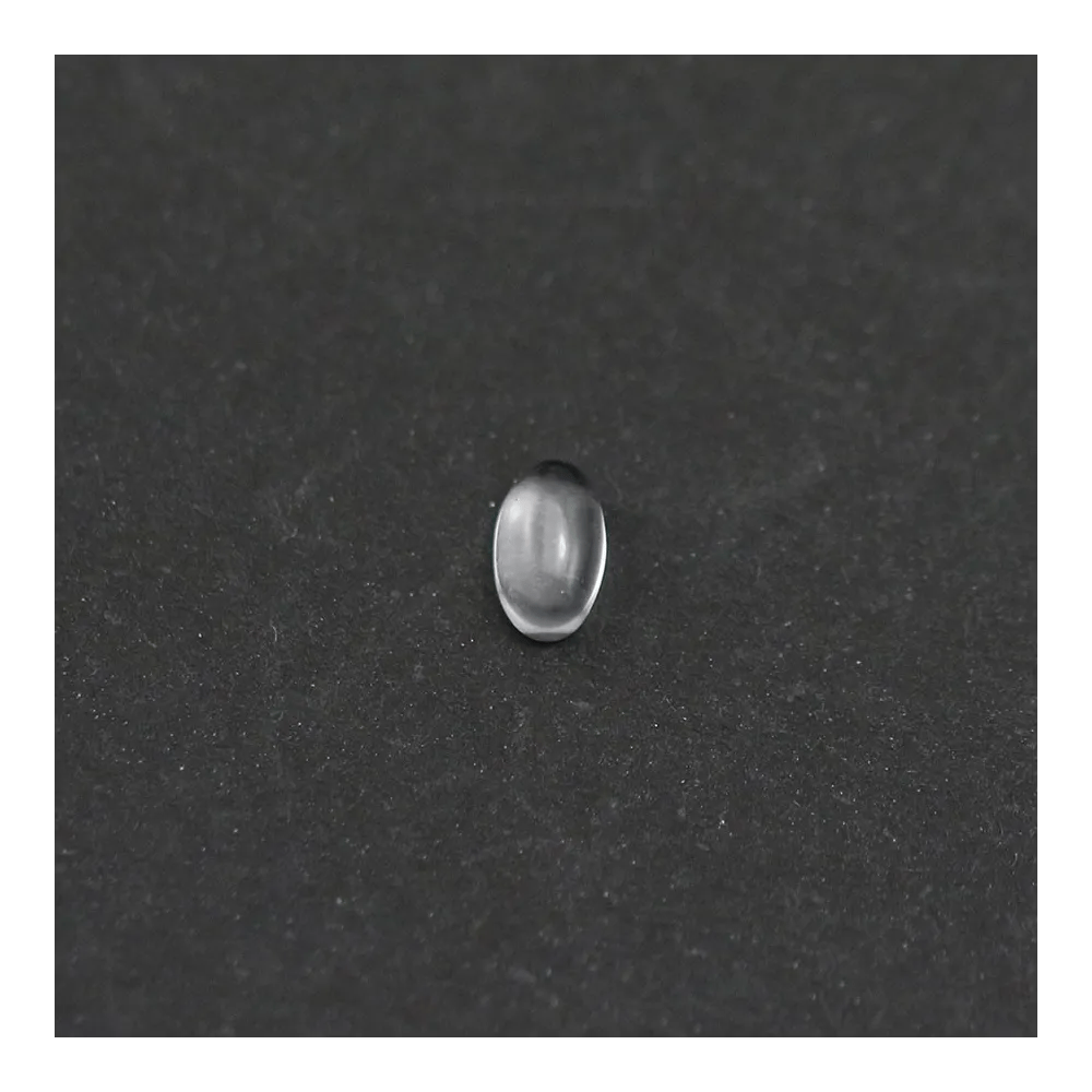 Cabochon cristal de roche oval 3x5mm x 4pcs