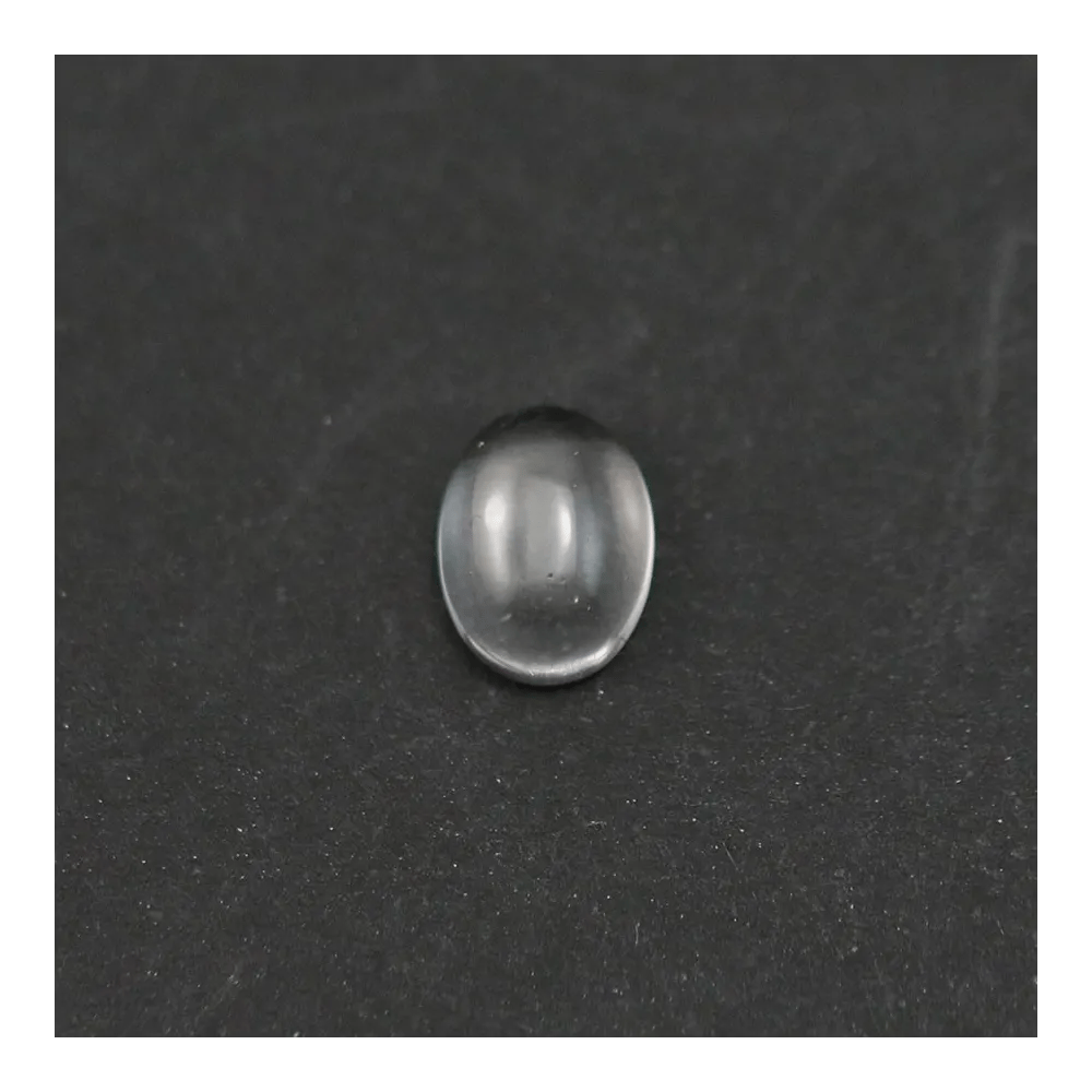Cabochon cristal de roche oval 6x8mm x 4pcs